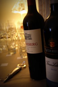 Nothing like a bottle of South African wine to show off!