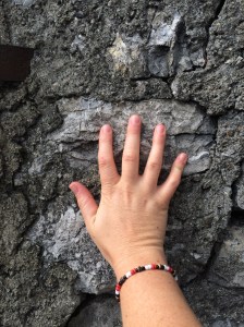 The roads were so narrow that I could reach out of my window and touch the rock.